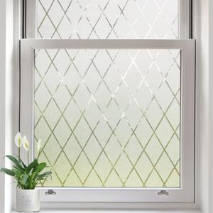 Privacy Window Film Day & Night, Static Cling Frosted Glass Window Film, 99% UV Blocking, No Glue Removable Window Covering for Bathroom Bedroom Kitchen Office (23.6 x 78.7 in)