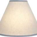 Aspen Creative 32267 Transitional Hardback Empire Shaped Spider Construction Lamp Shade in Light Blue, 16" wide (6" x 16" x 12")