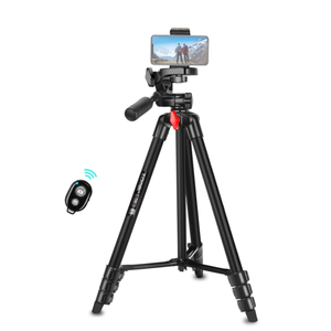 ZOMEi Phone Tripod 54 Inch Cellphone Tripod Lightweight Portable Travel Tripod for Smartphone and Sport Camera (Black)