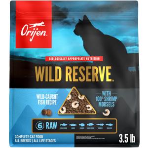 ORIJEN Wild Reserve Dry Cat Food Wild-Caught Fish Recipe 3.5lb Bag (EXP 06/20/27)