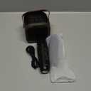 Kinglucky Mini Karaoke Machine for Kids, 2025 TOP Birthday Gifts Ideas for 3-12 Year Old Girls, Christmas Party Gifts Kids' Personal Video Players Accessories with 2 Wireless Microphones - Black