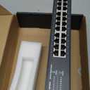 TP-Link 24 Port Gigabit Ethernet Switch Desktop/ Rackmount Plug & Play Shielded Ports Sturdy Metal Fanless Quiet Traffic Optimization Unmanaged (TL-SG1024S)