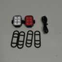 Bike Lights for Night Riding, USB Rechargeable Bike Lights Front and Back, Waterproof IP65 Bicycle Light, 4+6 Modes Bike Headlight and Tail Light Set,1.5 Hrs Fast Charging, Easy to Install