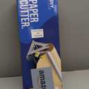 DIY Crew 36 Inch Paper Roll Dispenser and Cutter - Heavy-Duty Wall Mountable, Non Slip Tabletop - Kraft, Freezer, Butcher Paper - Up to 1000ft Rolls (Silver)