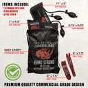 The Original Rhino Strong Commercial Grade Air Wedge Bag Pump Professional Leveling Kit & Alignment Tool Inflatable Shim Bag 3 Piece (Small, Medium, Large). 3 sizes for all of your individual needs.