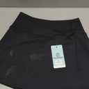 DLOODA Womens Skort Tennis Skirt with Pocket Shorts Mini Golf Skirts High Waisted Athletic Skorts Summer Workout (Small, Black)