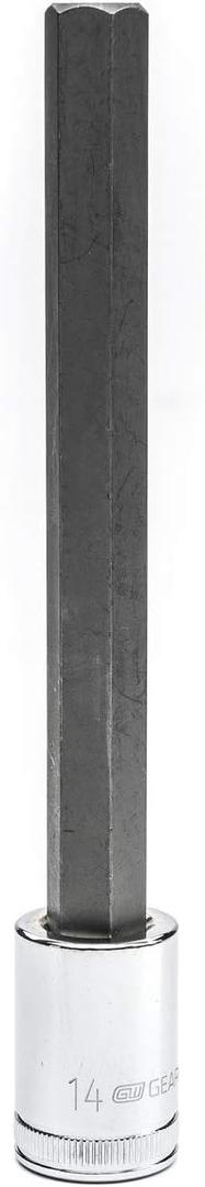 GEARWRENCH 1/2" Drive Long Length Hex Bit Socket, 14mm - 82583