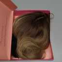 PANEWAY Hair Topper 16 Inch Wavy Synthetic Clip-In Topper for Women Natural Looking Voluminous Hairpiece for Thinning Hair, Lightweight & Breathable (Ombre Blonde With Dark Root)