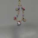 Sonix x Sanrio Beaded Phone Charm | Beaded Wristlet, Universal Phone Strap, and Detachable Cell Phone Lanyard with Silicone Charms | Hello Kitty Pink Bows