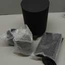 XLHOMO Resin Matte Black Bathroom Accessories Set 5 Pcs, Lotion Soap Dispenser, Toothbrush Holder, Bathroom Tumbler, Qtip Holder and Vanity Tray, Bathroom Countertop Organizer Set for Home Apartment