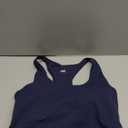 YITTY Active Women's UltraLuxe Built-in Bra Tank Top, Athleisure, 4-Way-Stretch (Medium, Deep Navy)