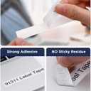 TZe-251 Label Maker Tape 24mm 0.94 Laminated White Replacement for Brother P-Touch Label Tape TZe251 TZ-251 Black on White 1 Inch TZe Tz Tape Work for Brother PT-D600 PT-D610BT PTP700 PTP710BT, 4-Pack