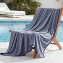 Bedsure Navy Blue Cooling Blanket for Hot Sleepers - Summer Cold Throw Blanket for Bed, Arc-Chill Lightweight Summer Bedding, Cool Thin Ice Cold Cooled Throws with Rayon Derived from Bamboo, 50x70
