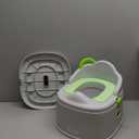 KB 3-in-1 Potty Training Toilet (Chair, Seat, Step Stool) - 9 CM Splash Guard, One-Click Assembly, Easy to Clean - Versatile Toddler Potty Trainer for Boy Girl - Grey