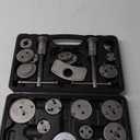 BILITOOLS Brake Caliper Compression Tool, 22-Piece Heavy Duty Disc Brake Caliper Piston Rewind Wind Back Tool with 18 Adapters