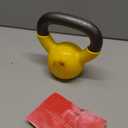 Sunny Health & Fitness Vinyl Coated Kettlebell for Strength Weight Training & Swinging Exercise - In 5, 10, 15, 20, 25 Pound