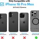 SU - iPhone 16 Pro Max Premium Gray Suede Magnetic Case - SU.Shield Slim & Protective Design, Compatible with MagSafe, Wireless Charging - Suede, Case for iPhone 16 Pro Max (6.9") (Dark Grey (Suede))