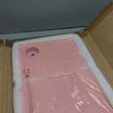 CloudTrip Plus XL Adjustable 17in Laptop Desk with Light, USB Port, iPad Holder, Drawer Storage - Larger 23.6IN Adjustable Lap Desk for Bed, Home Office, Breakfast Tray, Fordable Legs Desk (Pink)