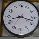 Koosome WiFi Clock, WiFi Wall Clock with Auto DST, 12 Inch Silent Non-Ticking Round Smart Wi-Fi Analog Internet Wall Clock Battery Operated Modern Easy to Read for Office, Home, Classroom, Bedroom