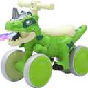 NMM Baby Balance Bike, Dinosaur Ride On Toys for Toddlers 1-3, Green
Light Up Eyes, EVA Tires, Music, Mist Spray, Sturdy Frame, Easy Assembly, First Birthday Gifts for 1 Year Old Boys Girls