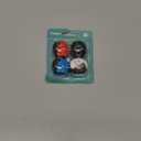 Helmet Toothbrush Covers Caps, Fits Most Manual and Electric Tooth Brushes, 4 Count (White, Black, Blue, Red)