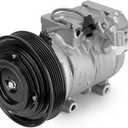 Air Conditioner AC Compressor Compatible with Acura MDX 2007-2013, ZDX 2010-2013 & Honda Odyssey 2008-2017, Pilot 2008-2015, Ridgeline 2009-2014, w/One Plug, Replacement for AC System