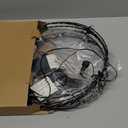 Joomer 2 Pack Christmas Ball Lights, 13IN & 11IN Foldable Metal Sphere Light, Connectable Waterproof 8 Modes with Timer, Hanging Tree Globe Lights for Holiday Christmas Decorations (Warm White)