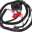 WMPHE Dual Electric Fan Upgrade Wiring Harness Kit Compatible with Chevy GMC GM Truck SUV 1999 2000 2001 2002 2003 2004 2005 2006 ECU Control, Electric Cooling Fan Relay Wire Harness Kit 7L5533A226T