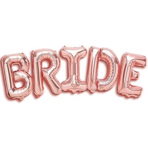 KatchOn, Giant Bride Balloons Rose Gold - 40 Inch | Bachelorette Party Decorations | Rose Gold Bride Balloons for Bridal Shower Decorations | bride balloons Bachelorette Party