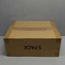 5 Pack Stackable Closet Storage Basket - Stackable Storage Bins, Multifunctional & Foldable Closet Organizer Waterproof, Wardrobe Cupboard Space-Saving Hat Storage Drawer Organizer, White