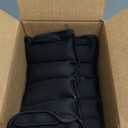 ZELUS 1 Pair Adjustable Ankle Weights, 2 4 6 8 10 lb Modularized Leg Weight Straps for Women Men, Weighted Ankle Weight Set with Removable Sandbags, 1-5 lb per Ankle Strap for Gym Yoga Jogging Walking (Black)