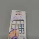 KISS Gel Fantasy Collection Ready-To-Wear Fake Toenails Pedicure Set, Style 'This is Classic', with Mini Nail File, Pink Gel Nail Glue & 28 White Smudge-Proof Glue-On Toenails