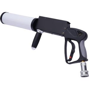 LED CO2 Confetti Gun,20W 7 Colors Stage Effect Handheld CO2 Jet Machine with 10 Feet Gas Hose for Nightclub Party Wedding Bars 110V (25.6*2.56*5.9in)
