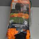 Joiedomi 7 FT Long Halloween Inflatables Pumpkin Outdoor Decorations, 7 Pumpkins Outside Decoration with Witch's Cat with Build-in LEDs Blow Up Inflatables for Party Yard Lawn Garden Decor