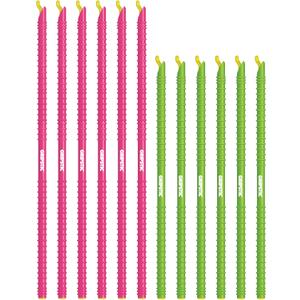 GripStic Bag Sealer. Reusable Chip Clips, Bag Clips For Food. Patented. Airtight & Waterproof Bag Clips for Food Storage. Clip Chip For Chips and Other Food Bags. (6) 11.25" and (6) 13.75" GripStics.