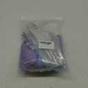 JerrisApparel Girls Princess Mermaid Costume Cosplay Party Dress (5, Purple With Accessories)