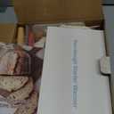 Sourdough Starter Kit with Warmer, Glass Jar and Banneton Bread Proofing Basket - Complete Sourdough Bread Baking Supplies, Sour Dough Making Essentials Tools, Gift for Bakers Beiginner Women Wife Mom