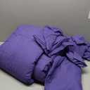 Love's cabin Tein Comforter Set Dark Purple, 7 Pieces Twin Bed in a Bag, All Season Bedding Sets with 1 Comforter, 1 Flat Sheet, 1 Fitted Sheet, 2 Pillowcase and 2 Pillow Sham