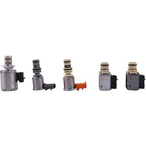 5pcs 4L60E Transmission Solenoid Kit Replacement for GMC Canyon Sonoma Envoy Yukon Rainier Escalade S10 SSR Astro Tahoe Trailblazer Avalanche Colorado Express Silverado 1500 H2 H3 H3T Saab