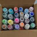 FolkArt 99445 24 Bottle Acrylic Craft Paint Set with 10 Pack of Brushes, 2oz