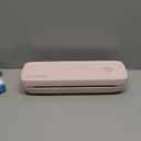 MUNBYN Portable Printers Wireless for Travel ITP04, Inkless Printer, Thermal Bluetooth Printer, Support 8.5x11&A4 Thermal Paper, Compatible with Android and iOS Phone & Laptop, Small Printers (Pink)