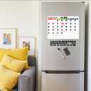 Double-Sided Magnetic Numbers and Months & Dry Erase Calendar Whiteboard,Magnetic Calendar Numbers Month Week Labels Sets for Whiteboard and Refrigerator