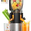 Godspeeds juicer machines with 5.8" Large Feed Chute, Slow masticating cold press juicer for Whole Fruits & Vegetables, easy to clean Design, High Juice Yield Home juicer for Daily Wellness