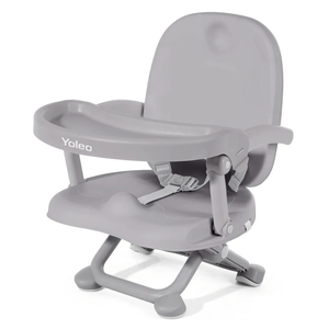 YOLEO Baby High Chair Booster Seat for Dining Table, Adjustable Height Travel Foldable High Chairs with Tray