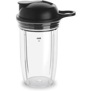 Replacement Parts cup with To-Go Lid Compatible with NutriBullet Blender Combo NutriBullet Pro 1000 and NutriBullet Select 2.0 (18oz)