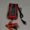 NEXPEAK NC201 10-Amp Battery Charger, Smart Trickle Charger 12V 24V Car Battery Charger Fully Automatic Maintainer Desulfator w/Temp Compensation for Car Truck Lawn Mower Boat Marine Batteries