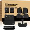 Michelin Vehicle Mats, Premier Series All-Weather TPE Custom Fit Liner for 2027 Kia Telluride Gas 7 & 8 Seats Floor Mats (10 Piece)