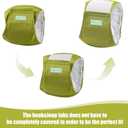 Wegreeco Small Dog Diapers Male,Reusable Belly Bands for Male Dogs,Washable Doggie Puppy Male Diapers Wraps (5 Pack Small, Earth Tone)