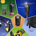Scooter Storage Bag with USB Charging Port, Electric Scooter Handlebar Bags for Escooter, Electric Bike, Ebike
