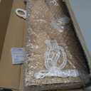 Mkono Macrame Hanging Shelves Boho Wall Decor Set of 2 Rustic Wood Floating Storage Shelf for Bedroom Bathroom Living Room Nursery Dorm Room, Display Shelving for Hanging Plants Photos (White)